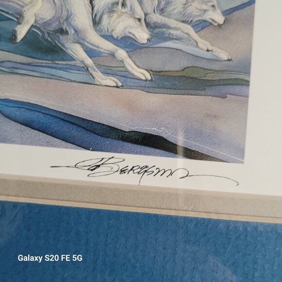 Dorothy Francis-YOUNG FISHERMAN Framed/Matted Arctic Inuit Art Print - Picture 9 of 10